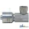 A & I Products HW-FJX90B Female JIC 37 - Swivel - 90 Degree Elbow Block 4 x3 x1 A-FJX90B-08-08-W - alternate 4